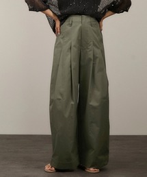 アダム・エ・ロペ　淡いグリーン ADAM ET ROPÉ FEMME(アダム エ ロペ ファム) / セーラーカラー畦