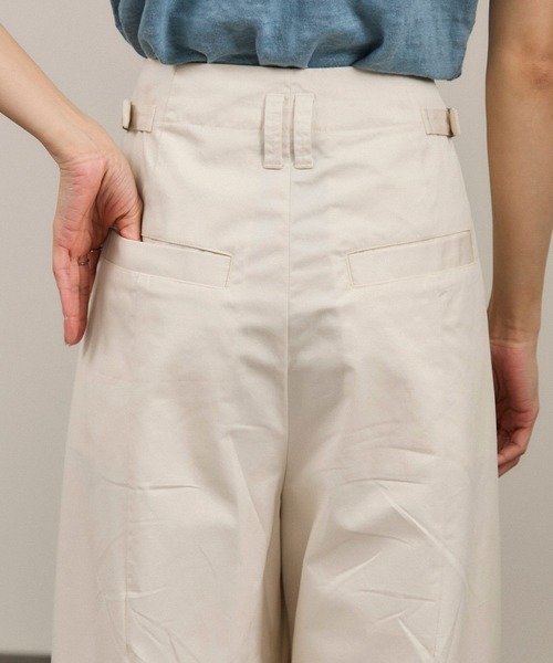 WEB限定】コットンツイルワイドフォルムパンツ/カーブパンツ（その他