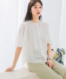 URBAN RESEARCH ROSSO WOMEN | ウォッシャブルギャザースリーブブラウス(シャツ/ブラウス)