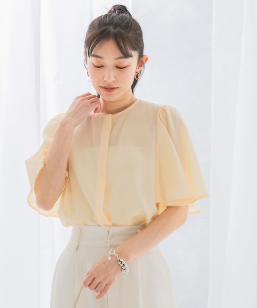 「URBAN RESEARCH ROSSO WOMEN」 長袖ブラウス FREE ブラック レディース URBAN RESEARCH ROSSO WOMEN（アーバンリサーチ ロッソ）の