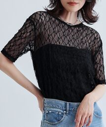 GALLEST | 半袖レースカットソー(Tシャツ/カットソー)