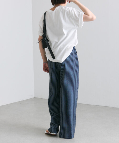 ear PAPILLONNER（イアパピヨネ）の「《綿100％》ラッキーナンバーTシャツ【SUM1 STYLE(スミスタイル)】（Tシャツ/カットソー・レディース・ホワイト/チャコールグレー・FREE）」の20枚目の写真