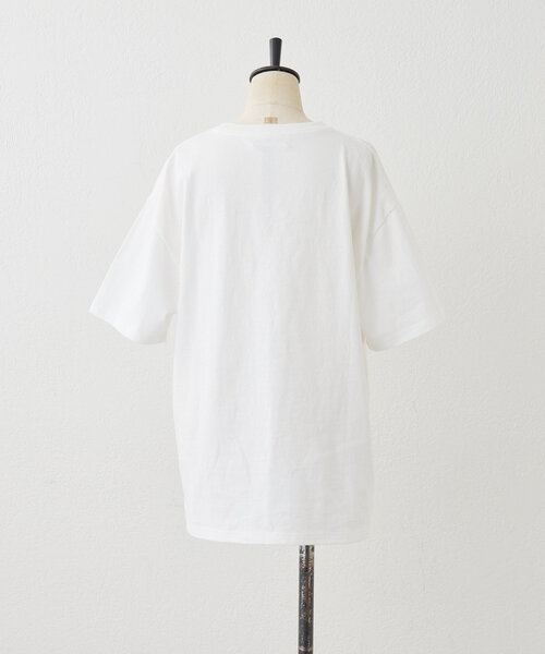 ear PAPILLONNER（イアパピヨネ）の「《綿100％》ラッキーナンバーTシャツ【SUM1 STYLE(スミスタイル)】（Tシャツ/カットソー・レディース・ホワイト/チャコールグレー・FREE）」の17枚目の写真
