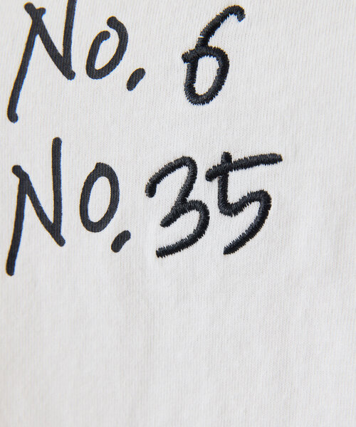 ear PAPILLONNER（イアパピヨネ）の「《綿100％》ラッキーナンバーTシャツ【SUM1 STYLE(スミスタイル)】（Tシャツ/カットソー・レディース・ホワイト/チャコールグレー・FREE）」の14枚目の写真