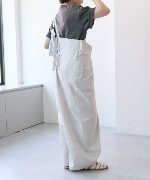 ear PAPILLONNER（イアパピヨネ）の「《綿100％》ラッキーナンバーTシャツ【SUM1 STYLE(スミスタイル)】（Tシャツ/カットソー・レディース・ホワイト/チャコールグレー・FREE）」の5枚目の写真