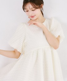 tocco closet | 【ZOZO限定】サイドリボンドットペプラムブラウス　※セットアップ可能(シャツ/ブラウス)