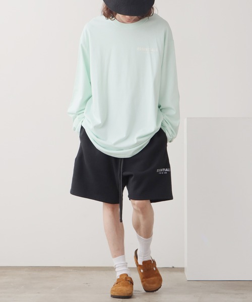 FOG ESSENTIALS（エフオージーエッセンシャルズ）の「FOG ESSENTIALS/エッセンシャルズ 1POINT LOGO LS TEE ロングスリーブT（Tシャツ/カットソー・メンズ・ミント/ヘザーグレー・XL/L/M/S/XS）」の7枚目の写真