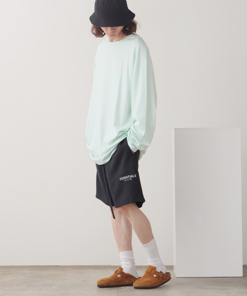 FOG ESSENTIALS（エフオージーエッセンシャルズ）の「FOG ESSENTIALS/エッセンシャルズ 1POINT LOGO LS TEE ロングスリーブT（Tシャツ/カットソー・メンズ・ミント/ヘザーグレー・XL/L/M/S/XS）」の8枚目の写真