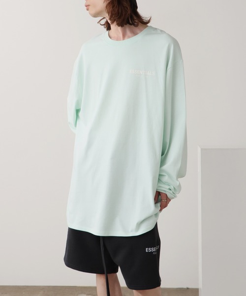 FOG ESSENTIALS（エフオージーエッセンシャルズ）の「FOG ESSENTIALS/エッセンシャルズ 1POINT LOGO LS TEE ロングスリーブT（Tシャツ/カットソー・メンズ・ミント/ヘザーグレー・XL/L/M/S/XS）」の6枚目の写真