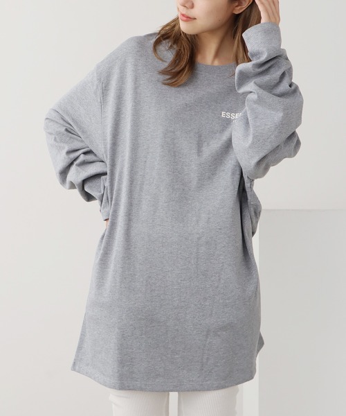 FOG ESSENTIALS（エフオージーエッセンシャルズ）の「FOG ESSENTIALS/エッセンシャルズ 1POINT LOGO LS TEE ロングスリーブT（Tシャツ/カットソー・メンズ・ミント/ヘザーグレー・XL/L/M/S/XS）」の22枚目の写真