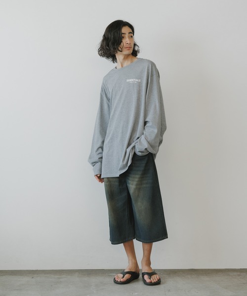 FOG ESSENTIALS（エフオージーエッセンシャルズ）の「FOG ESSENTIALS/エッセンシャルズ 1POINT LOGO LS TEE ロングスリーブT（Tシャツ/カットソー・メンズ・ミント/ヘザーグレー・XL/L/M/S/XS）」の19枚目の写真