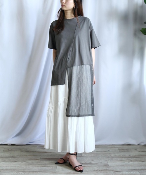 dieselワンピース　メッシュ ディーゼル DIESEL D-Radha Dress ニットワンピース ドレス