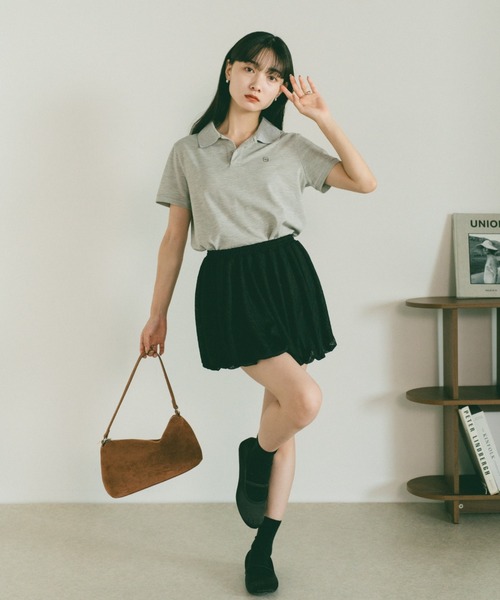 VANNIE U(ヴァニーユー)の「レースバルーンミニスカート(スカート・レディース・アイボリー/ブラック・FREE)」の13枚目の写真