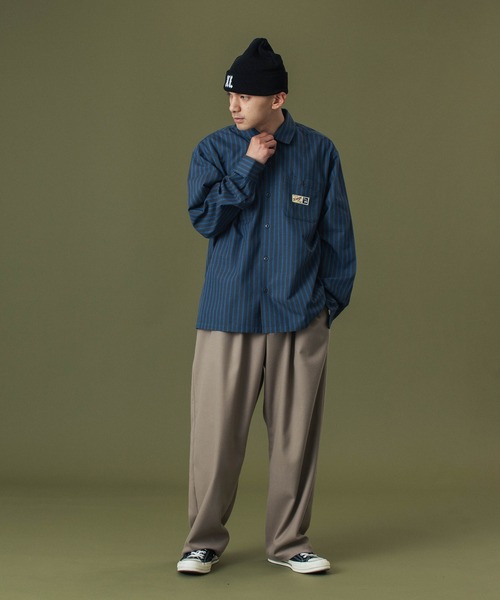 XLARGE（エクストララージ）の「XL LOGO CUFF COOL BEANIE（ニットキャップ/ビーニー・メンズ・ブラック/オレンジ/グレー・ONE SIZE）」の10枚目の写真