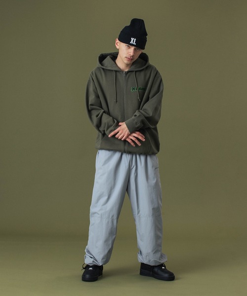 XLARGE（エクストララージ）の「XL LOGO CUFF COOL BEANIE（ニットキャップ/ビーニー・メンズ・ブラック/オレンジ/グレー・ONE SIZE）」の9枚目の写真