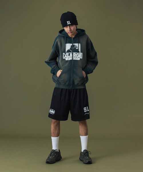 XLARGE（エクストララージ）の「XL LOGO CUFF COOL BEANIE（ニットキャップ/ビーニー・メンズ・ブラック/オレンジ/グレー・ONE SIZE）」の8枚目の写真