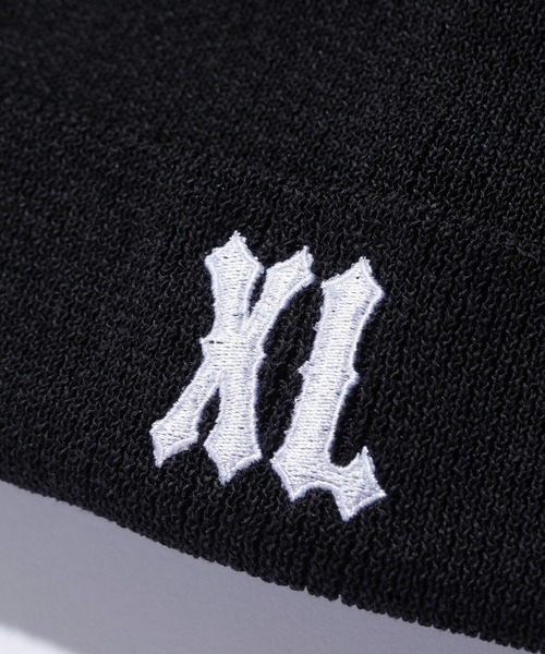 XLARGE（エクストララージ）の「XL LOGO CUFF COOL BEANIE（ニットキャップ/ビーニー・メンズ・ブラック/オレンジ/グレー・ONE SIZE）」の4枚目の写真