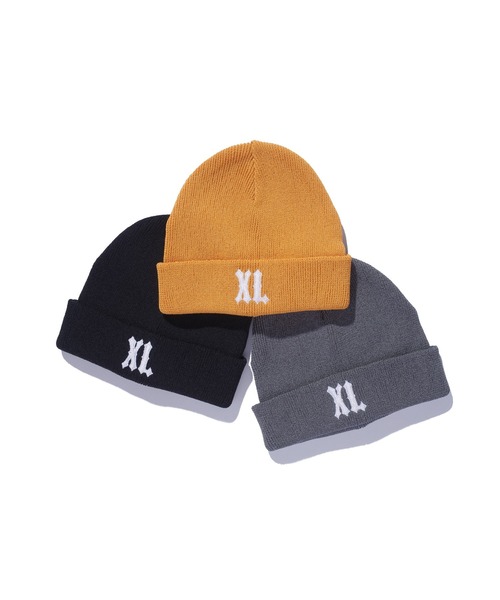 XLARGE（エクストララージ）の「XL LOGO CUFF COOL BEANIE（ニットキャップ/ビーニー・メンズ・ブラック/オレンジ/グレー・ONE SIZE）」の16枚目の写真