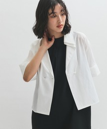 美品❣️アダムエロペ（38）半袖ボタン付シャツ ブラウス 胸ポケット ホワイト 白 楽天市場】[本日 ポイント5倍! ] ホワイトシャツ レディース