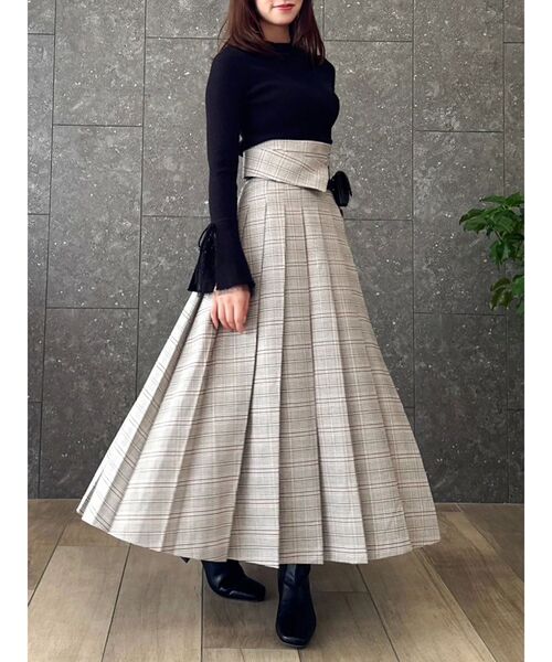 dazzlin(ダズリン)の「パンツレイヤードプリーツスカート(スカート・レディース・その他1/チャコールグレー・SMALL/MEDIUM)」の14枚目の写真