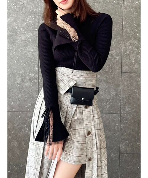 dazzlin(ダズリン)の「パンツレイヤードプリーツスカート(スカート・レディース・その他1/チャコールグレー・SMALL/MEDIUM)」の17枚目の写真