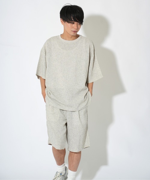 ATELANE(アテレーン)の「ATELANE/ツイードクルーTee(Tシャツ/カットソー・メンズ・ホワイト/チャコール/ブラック・X-LARGE/LARGE/MEDIUM)」の13枚目の写真