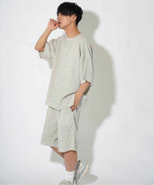 ATELANE(アテレーン)の「ATELANE/ツイードクルーTee(Tシャツ/カットソー・メンズ・ホワイト/チャコール/ブラック・X-LARGE/LARGE/MEDIUM)」の12枚目の写真