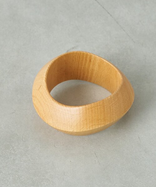 CIAOPANIC TYPY（チャオパニックティピー）の「【Aguni】ウッドバングル（ブレスレット・レディース・ブラウン/ベージュ・ONE SIZE）」の11枚目の写真