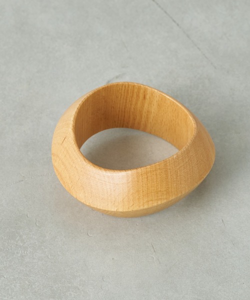 CIAOPANIC TYPY（チャオパニックティピー）の「【Aguni】ウッドバングル（ブレスレット・レディース・ブラウン/ベージュ・ONE SIZE）」の6枚目の写真