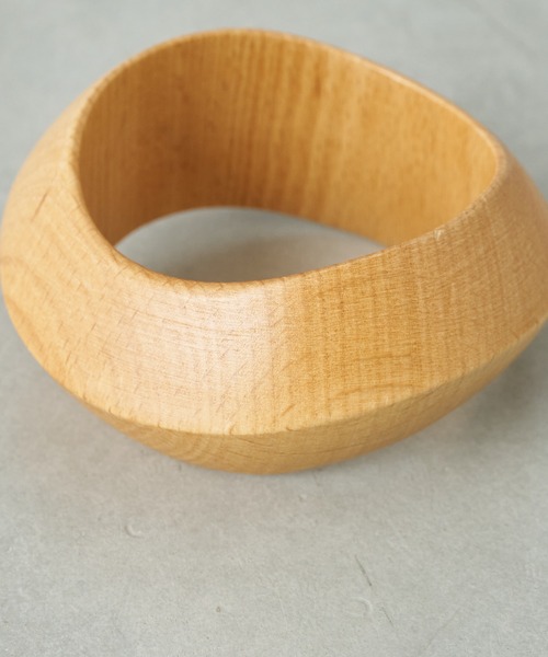 CIAOPANIC TYPY（チャオパニックティピー）の「【Aguni】ウッドバングル（ブレスレット・レディース・ブラウン/ベージュ・ONE SIZE）」の5枚目の写真
