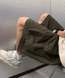 ARCHIVER（アーカイバ）の「【Bz】カーゴ風ハーフパンツ/ショートパンツ（カーゴパンツ）」