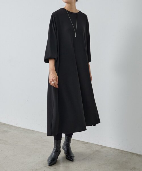 BEARDSLEY（ビアズリー）の「Tワンピース《BEARDSLEY》（ワンピース・レディース・ブラック/ネイビー・1/0）」の6枚目の写真