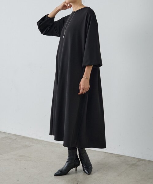 BEARDSLEY（ビアズリー）の「Tワンピース《BEARDSLEY》（ワンピース・レディース・ブラック/ネイビー・1/0）」の7枚目の写真