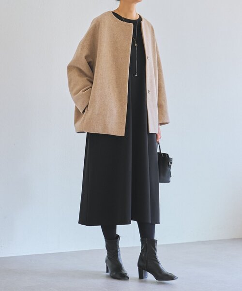 BEARDSLEY（ビアズリー）の「Tワンピース《BEARDSLEY》（ワンピース・レディース・ブラック/ネイビー・1/0）」の9枚目の写真