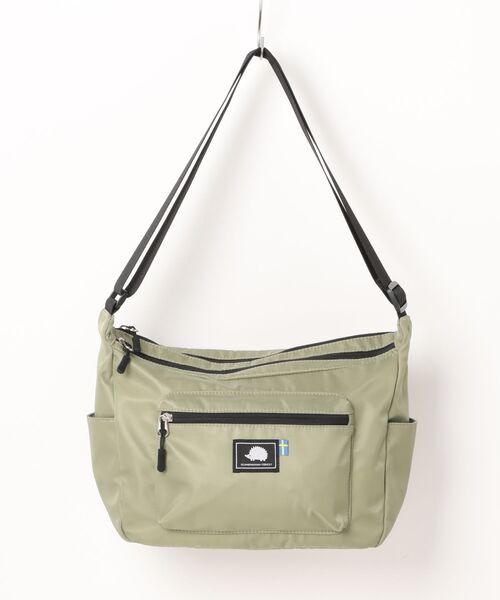 撥水 2層式 多収納 ショルダーバッグ 大きめ（ショルダーバッグ