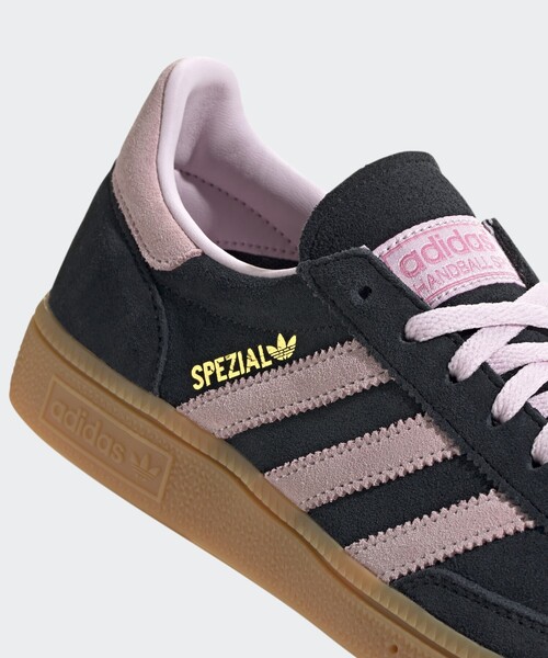 ★関税込★【ADIDAS】HANDBALL SPEZIAL IE5897★早期完売★ adidas HANDBALL SPEZIAL W CORE BLACK/CLEAR PINK/GUM