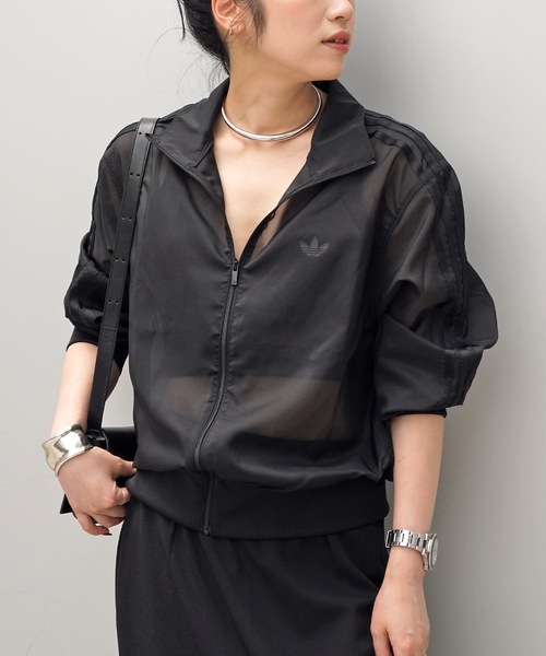 週末限定値下げadidas/アディダスSHEER FB トラックトップ38 Ｌ adidas/アディダス】SHEER FB トラックトップ（その他アウター