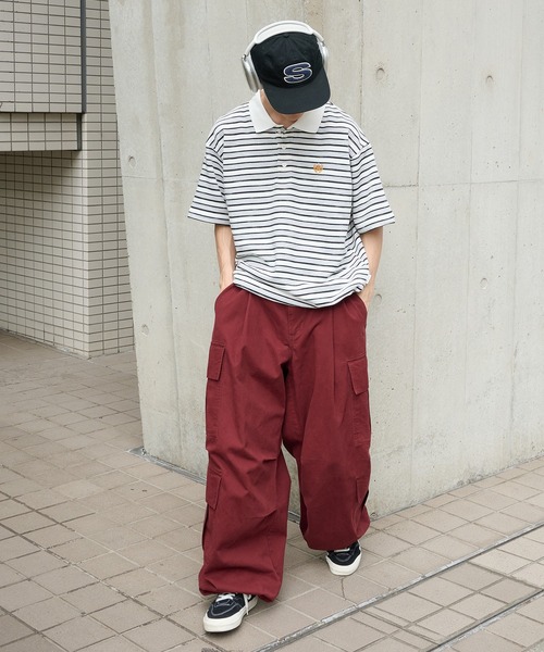 Perushu（ペルーシュ）の「クラシックワンポイント刺繍ポロシャツ（ポロシャツ・メンズ・ホワイト系その他/グリーン系その他/ネイビー/グレイッシュベージュ・MEDIUM/LARGE）」の12枚目の写真