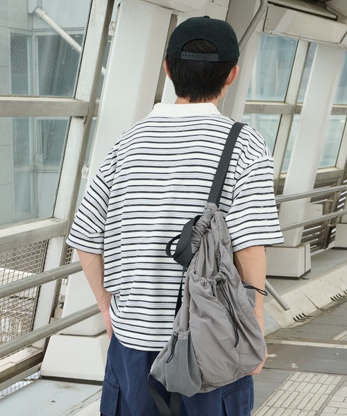 Perushu（ペルーシュ）の「クラシックワンポイント刺繍ポロシャツ（ポロシャツ・メンズ・ホワイト系その他/グリーン系その他/ネイビー/グレイッシュベージュ・MEDIUM/LARGE）」の22枚目の写真