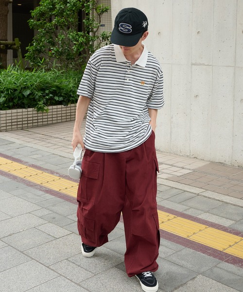 Perushu（ペルーシュ）の「クラシックワンポイント刺繍ポロシャツ（ポロシャツ・メンズ・ホワイト系その他/グリーン系その他/ネイビー/グレイッシュベージュ・MEDIUM/LARGE）」の13枚目の写真