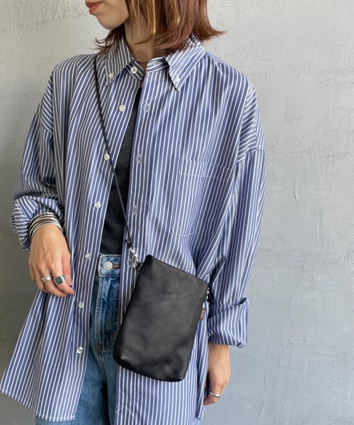 MR OLIVE ブラック サコッシュ MR.OLIVE（ミスターオリーブ） タイニー サコッシュ インパーマ