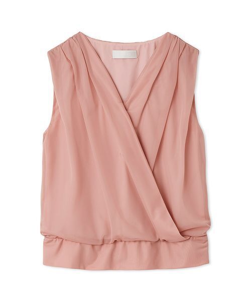 CELFORD（セルフォード）の「カシュクールシアートップス（Tシャツ/カットソー・レディース・ブラック/アイボリー/ピンク・36/38）」の3枚目の写真