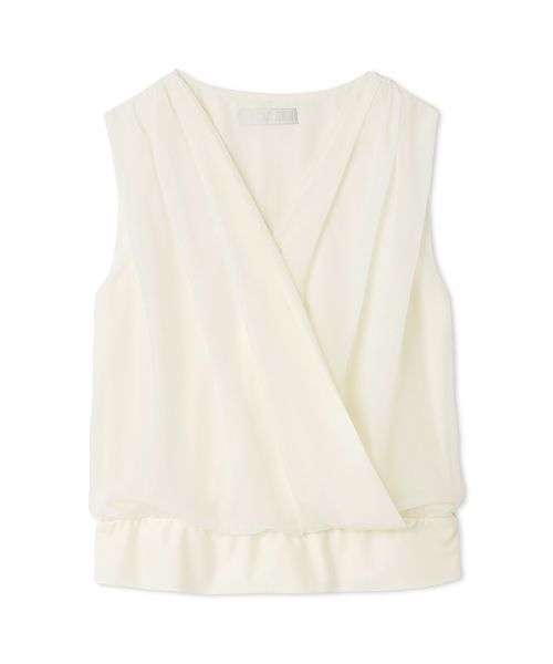 CELFORD（セルフォード）の「カシュクールシアートップス（Tシャツ/カットソー・レディース・ブラック/アイボリー/ピンク・36/38）」の4枚目の写真