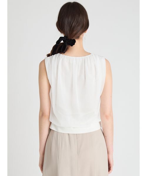 CELFORD（セルフォード）の「カシュクールシアートップス（Tシャツ/カットソー・レディース・ブラック/アイボリー/ピンク・36/38）」の6枚目の写真