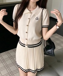 Silly | サマーニット×プリーツSKセットアップ(セットアップ)