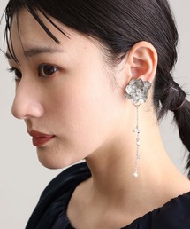 atlo（アトロ）の「メタル ビーズ フラワー 結婚式 お呼ばれ オケージョン 同窓会 （イヤリング）」