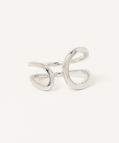 Vini（ヴィニ）の「カーブライン オープン リング（メンズサイズ）（リング・レディース・シルバー/ゴールド・FREE）」の6枚目の写真