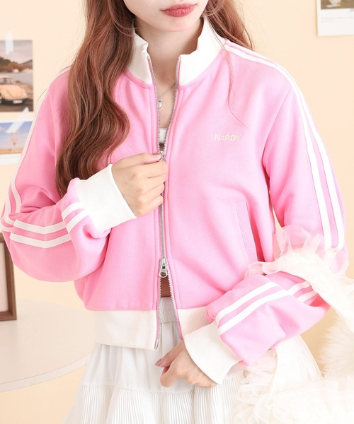 セール】ニューヨーククロップドスウェットジップアップ