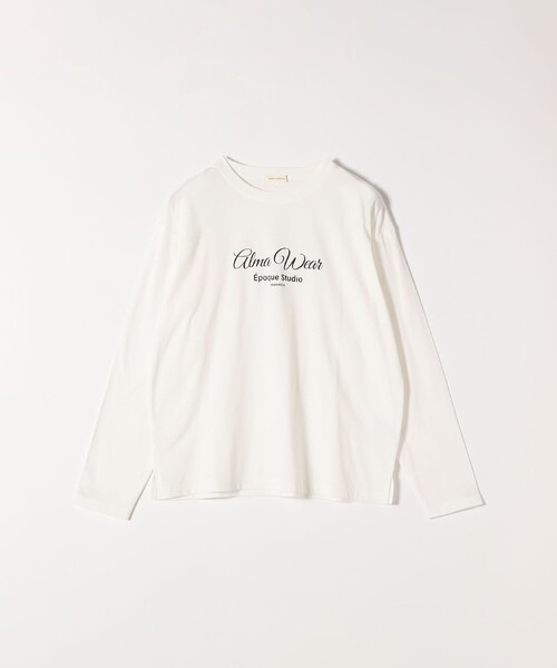 monmimi（モンミミ）の「【SHIPS any別注】MONMIMI:〈洗濯機可能〉ロゴ プリント ロンTEE 25AW（Tシャツ/カットソー・レディース・ライトブルー/ホワイト/ピンク・ONE SIZE）」の12枚目の写真