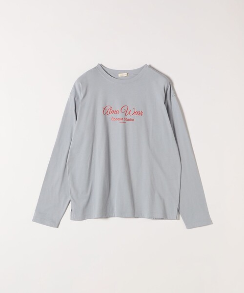 monmimi（モンミミ）の「【SHIPS any別注】MONMIMI:〈洗濯機可能〉ロゴ プリント ロンTEE 25AW（Tシャツ/カットソー・レディース・ライトブルー/ホワイト/ピンク・ONE SIZE）」の10枚目の写真